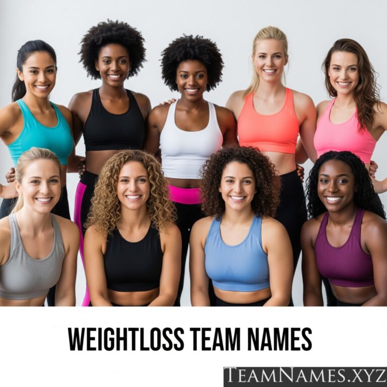 Weight Loss Team Names: Motivating Each Other to a Healthier Future